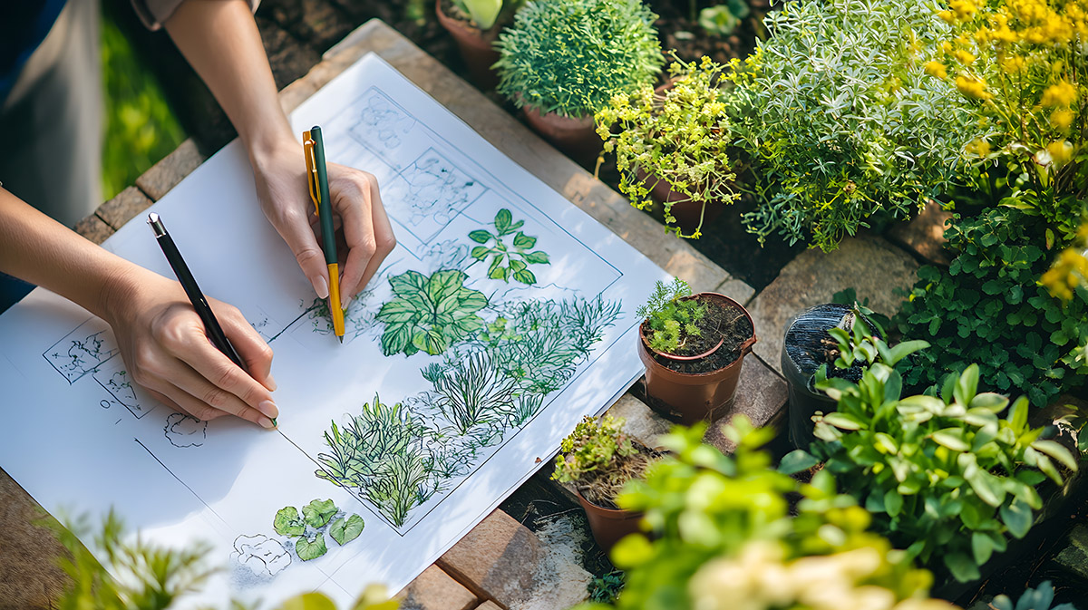 Maxi-Paket – Detaillierter Gartenplan